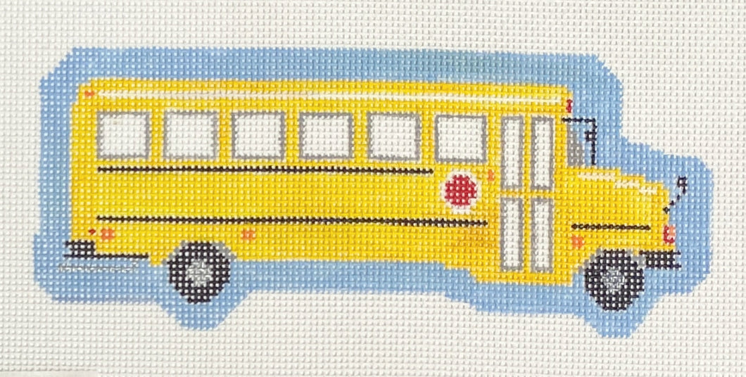 school bus with stitch guide
