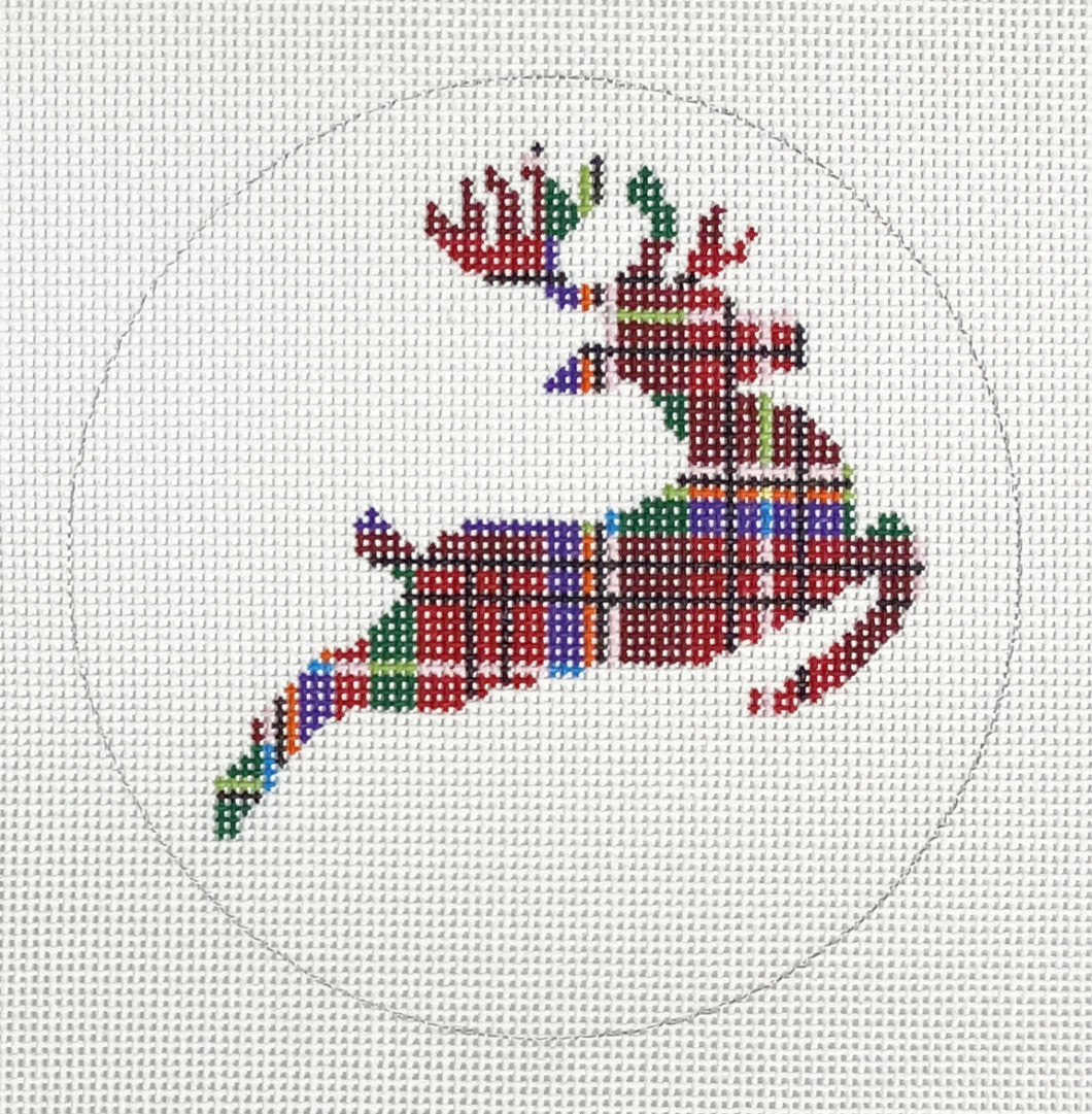 plaid reindeer