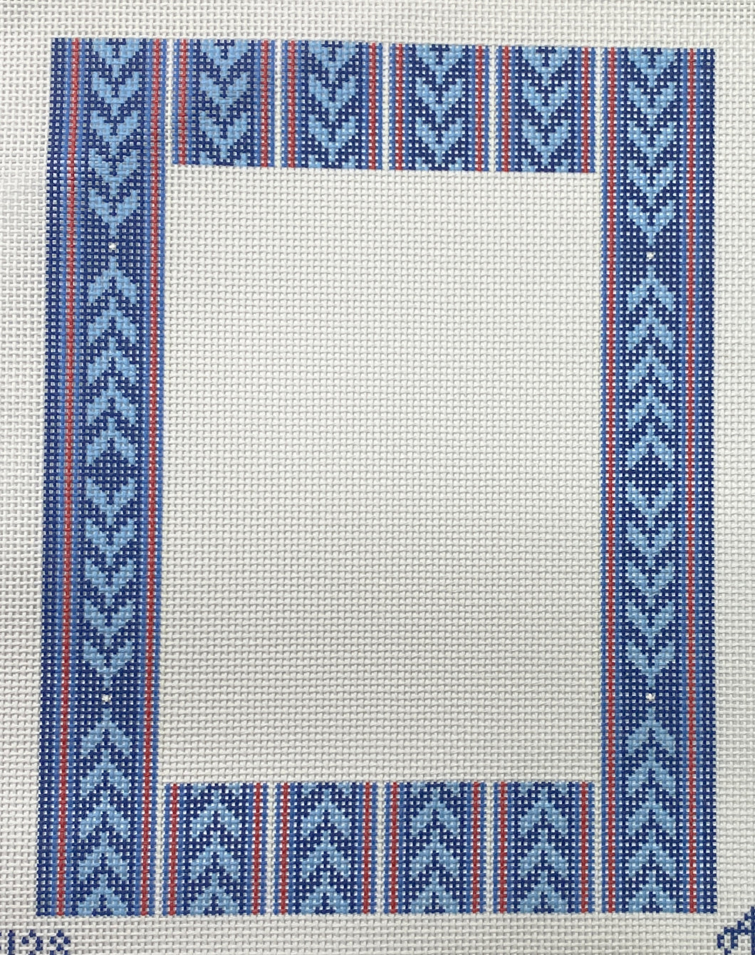 blue trellis frame