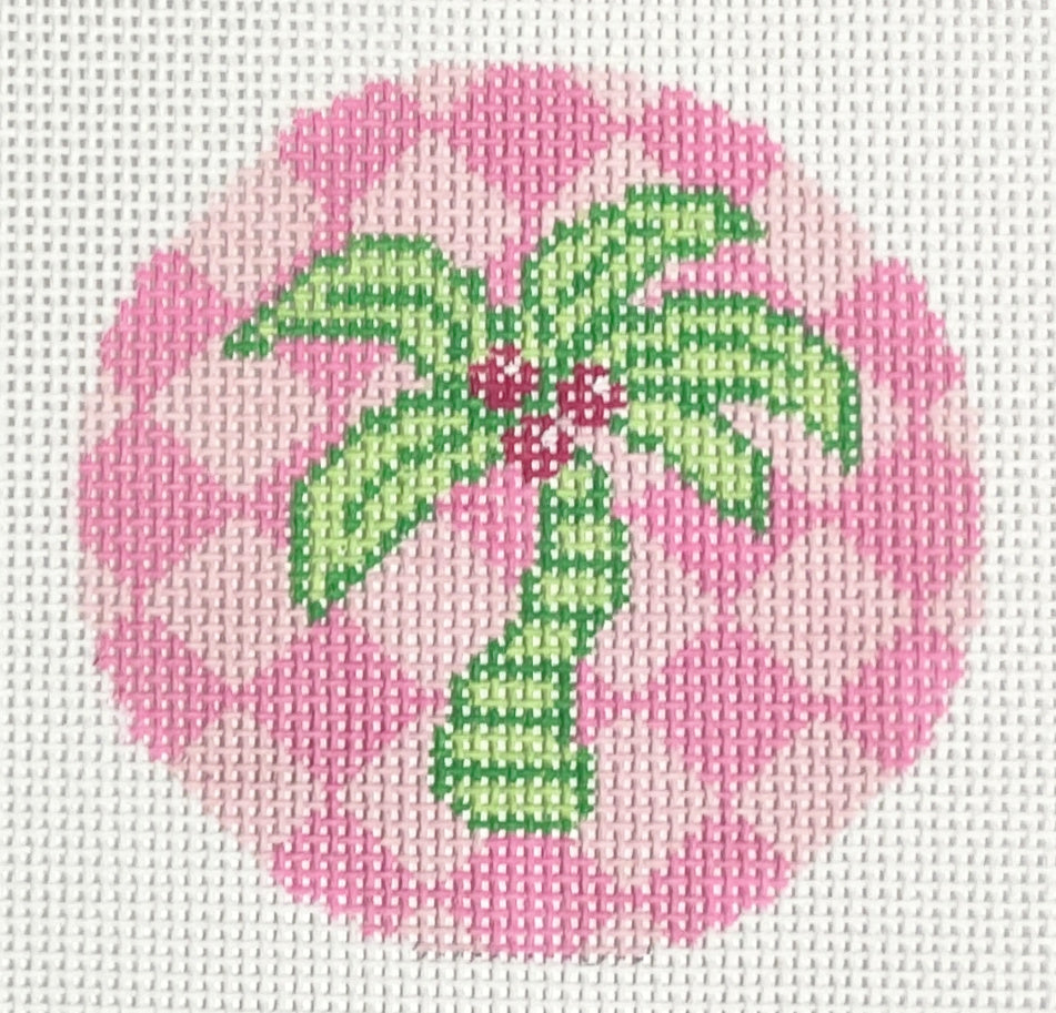 palm tree on pink insert