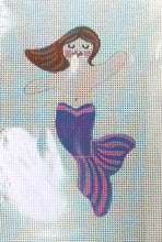 Load image into Gallery viewer, canvas cookie, mermaid
