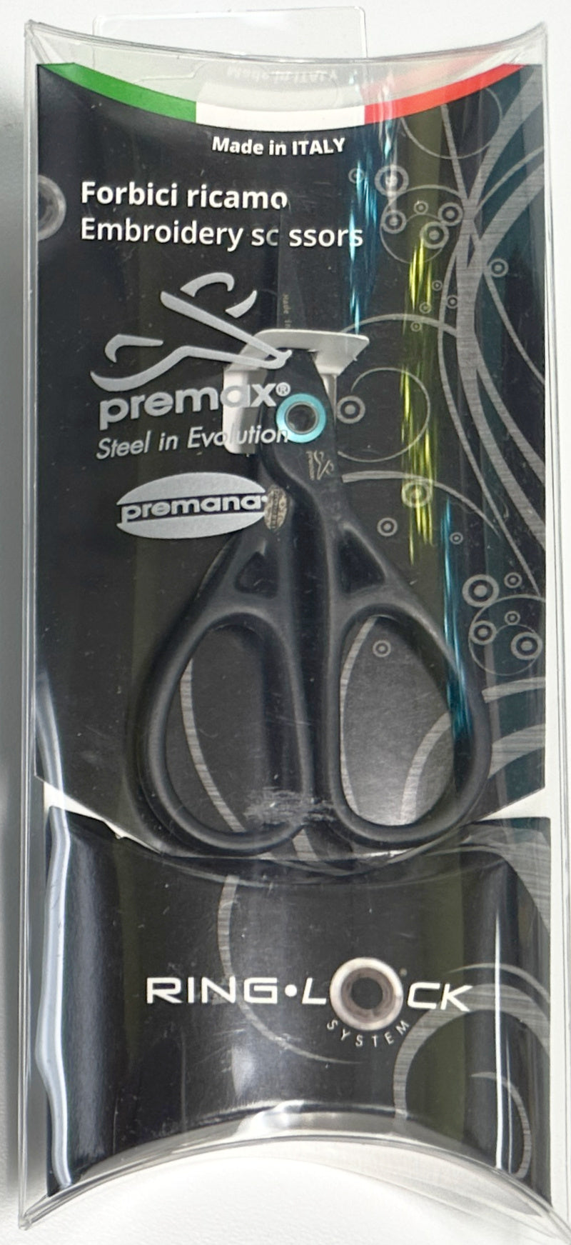embroidery scissors ringlock, black – The Needle Bug