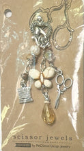 Load image into Gallery viewer, scissor jewel fobs, assorted styles
