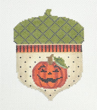 Load image into Gallery viewer, mr. jack o&#39;lantern acorn with stitch guide

