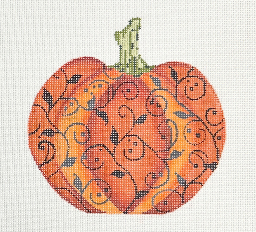 halloween scroll pumpkin