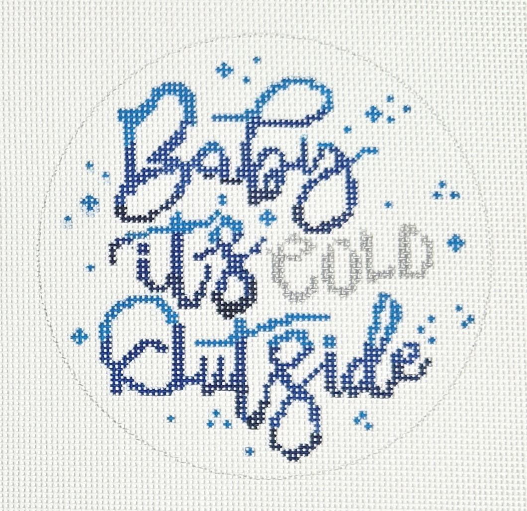 baby it's cold outside ornament