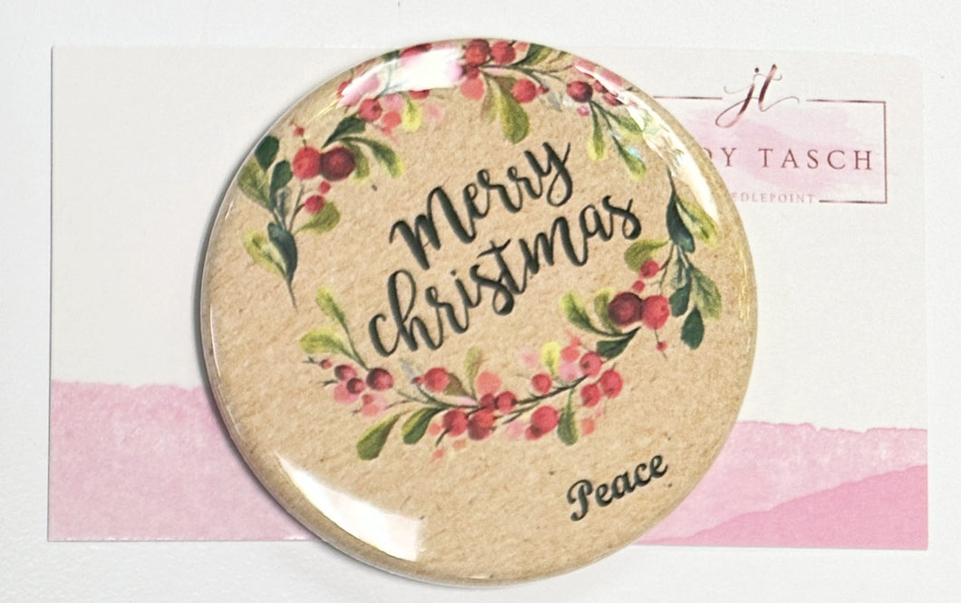 merry christmas peace magnet