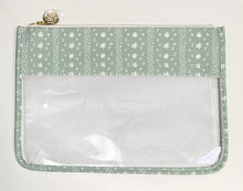 Load image into Gallery viewer, printed clear zip pouch, assorted styles
