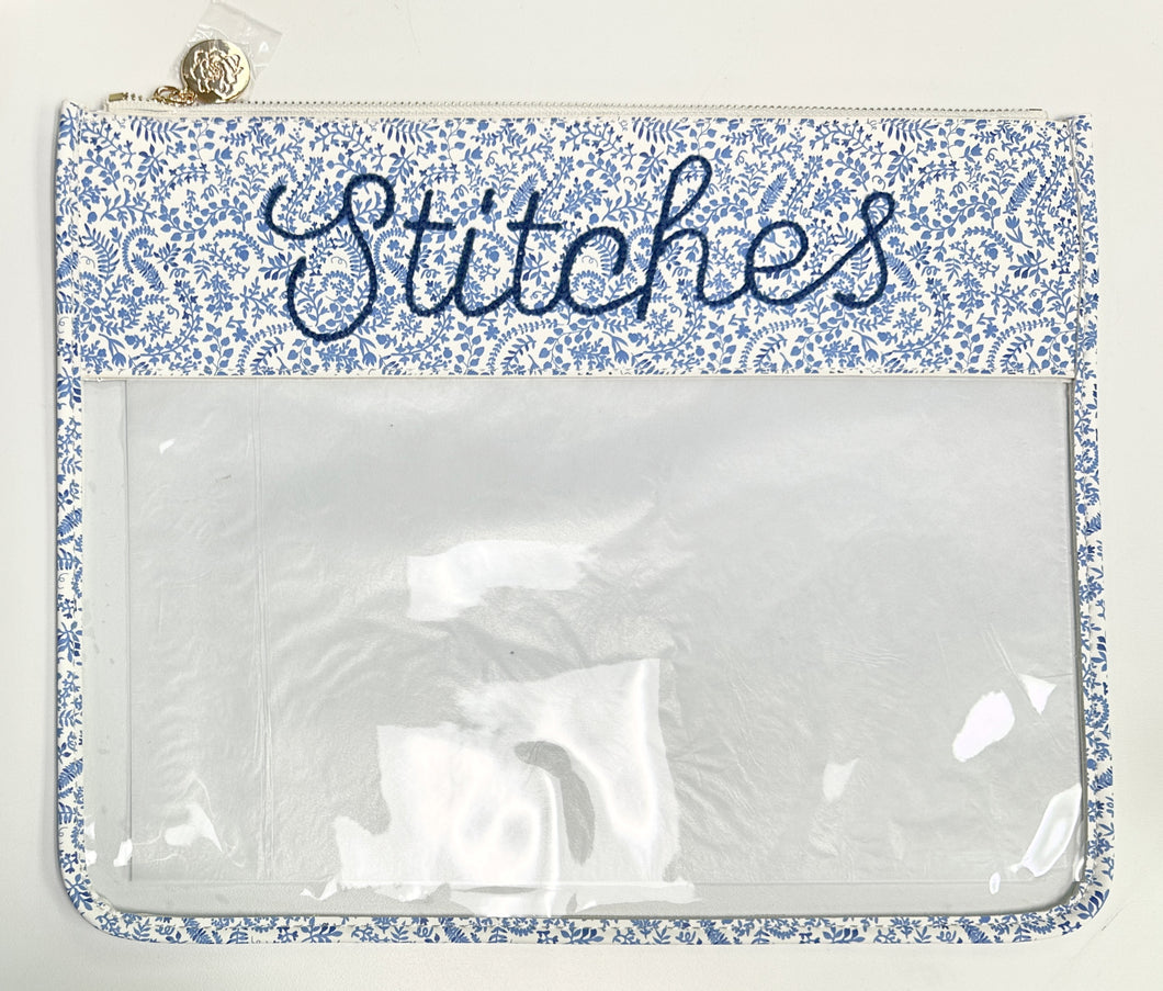 large stitches pouch, assorted styles