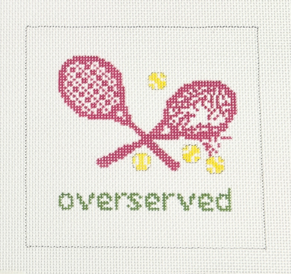 overserved pink canvas