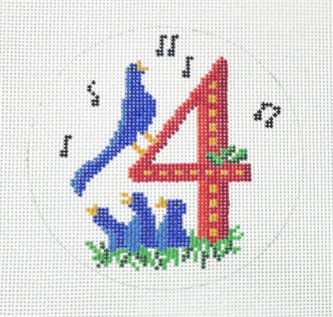 12 Days of Christmas Needlepoint Canvas Series