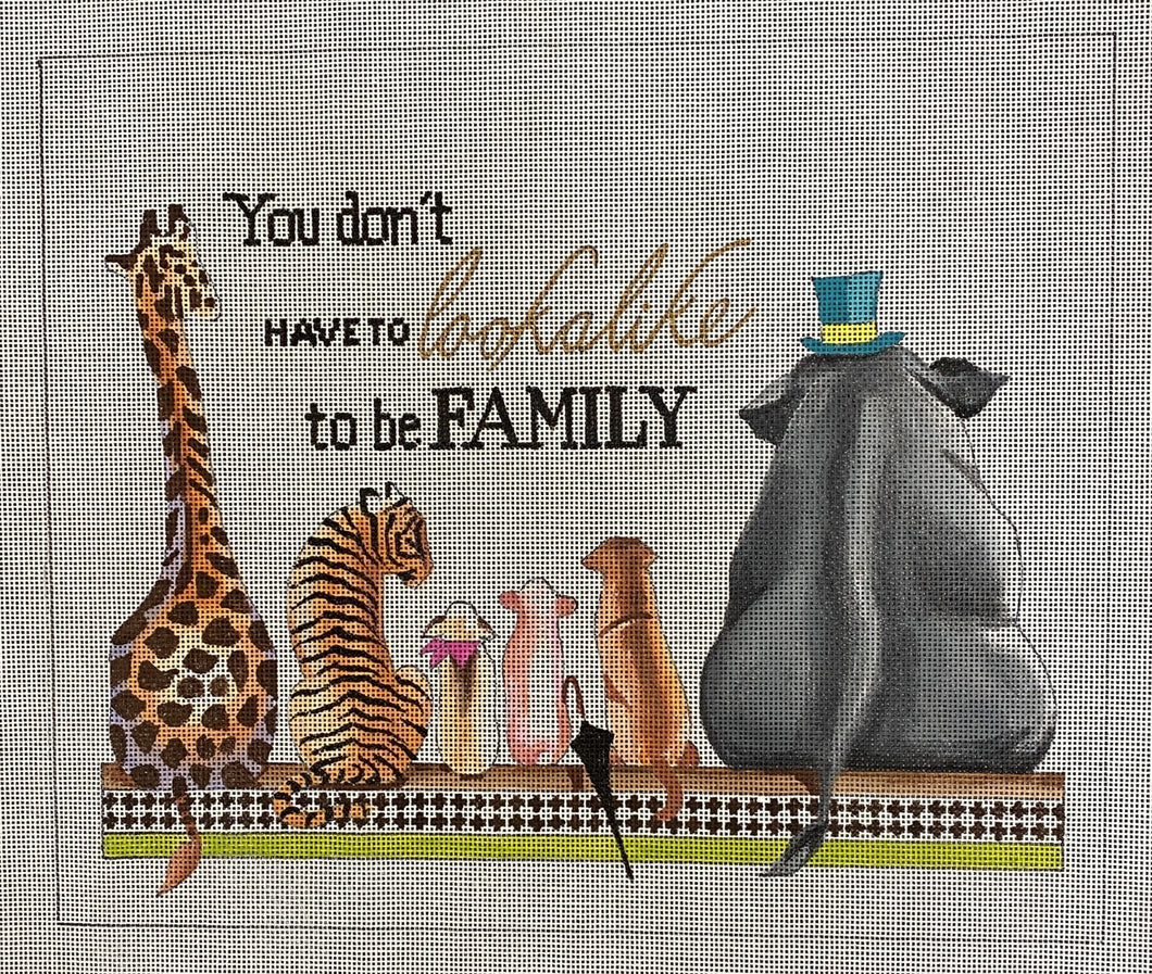 you don't have to look a like to be family