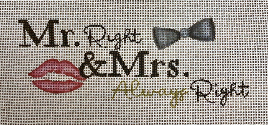 mr. right & mrs. always right