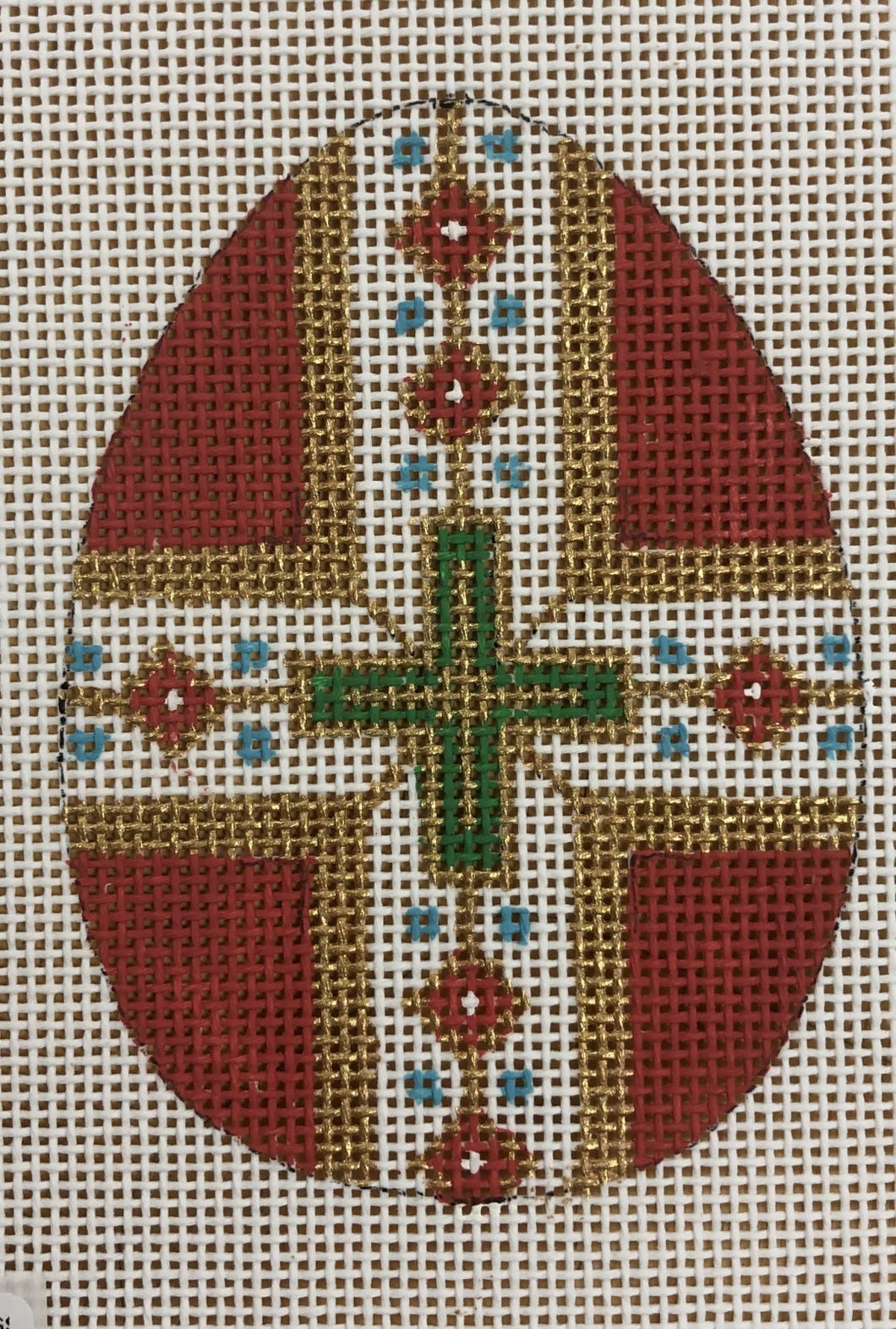 eggs with cross, coral