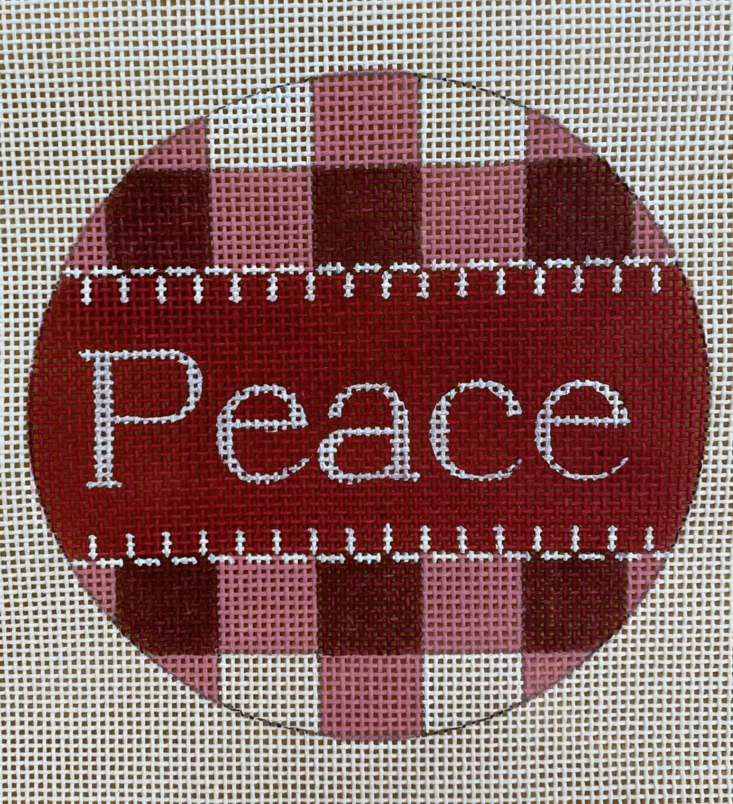 red gingham, peace