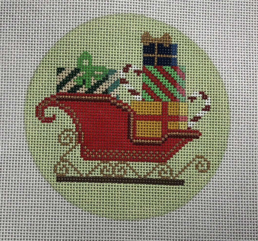 sleigh ornament 6190