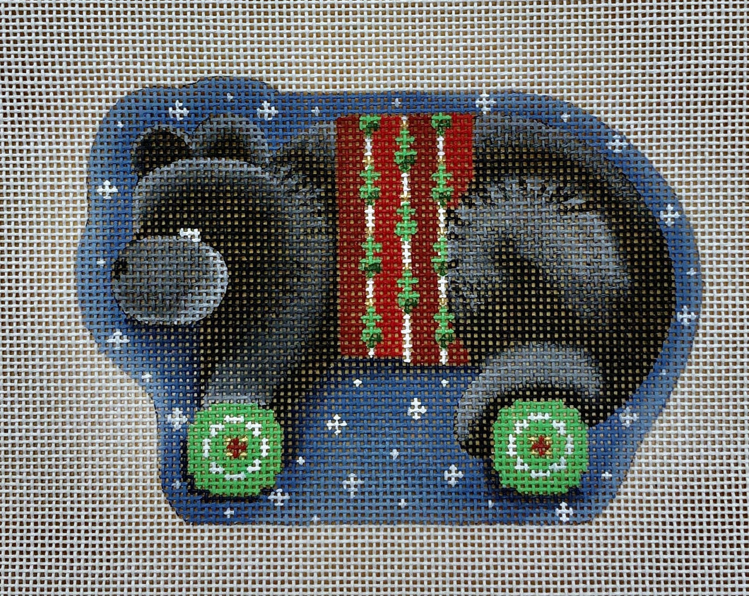 black bear wheels ornament