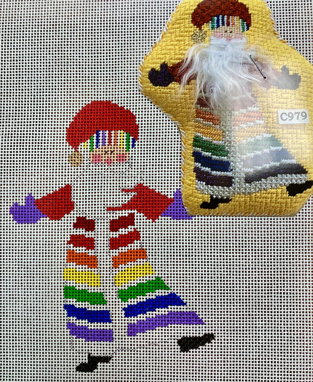 rainbow santa with stitch guide