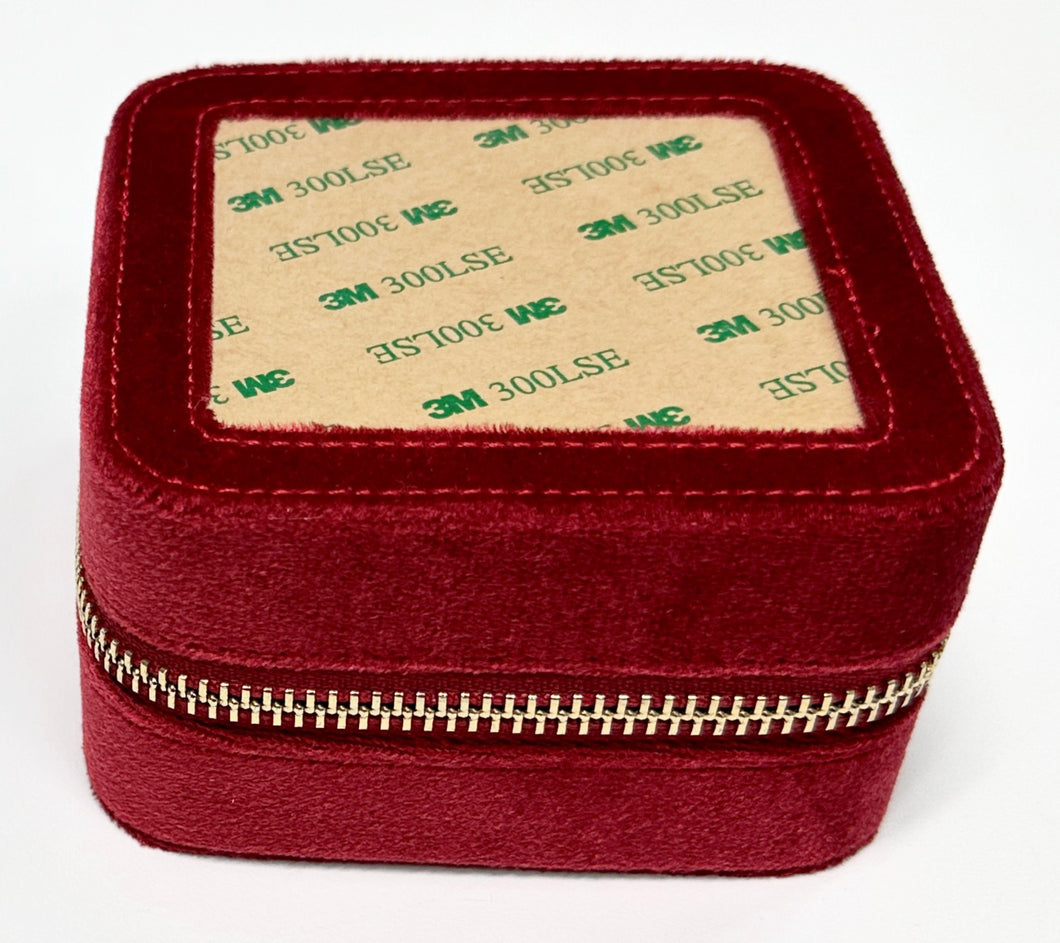 velvet jewelry box, assorted colors