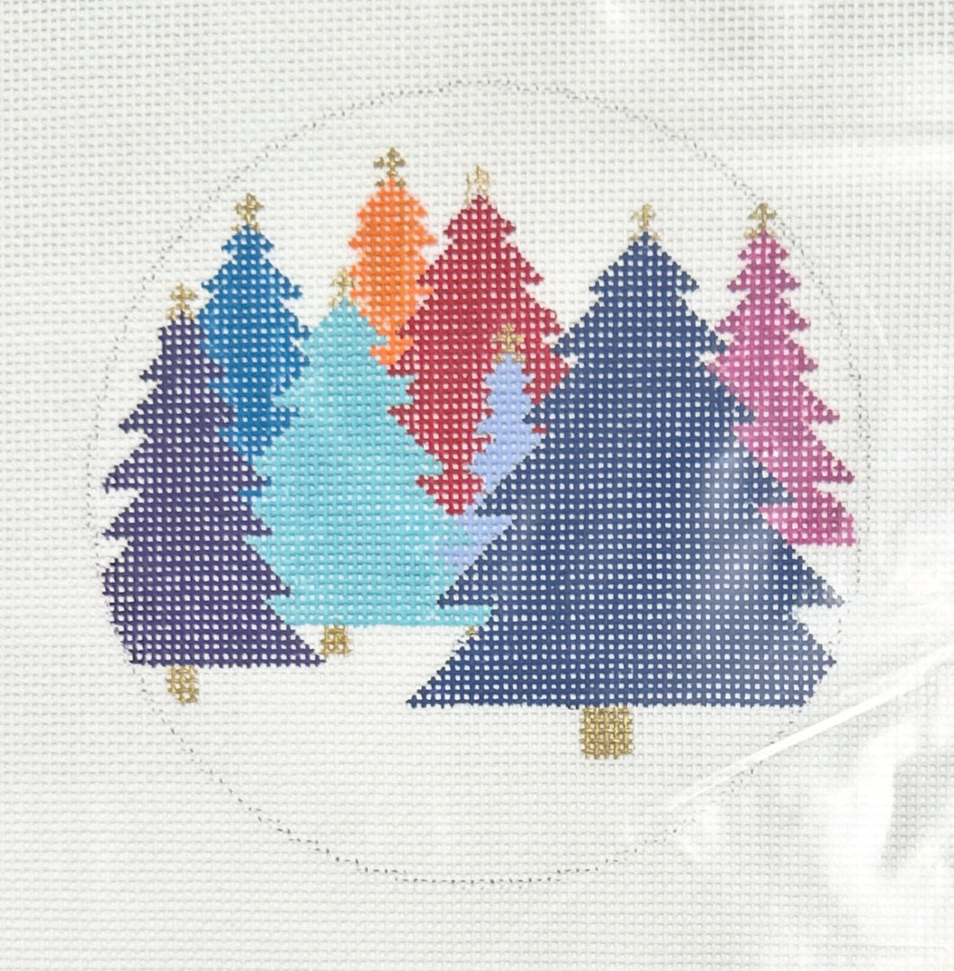 colorful forest with stitch guide