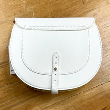 Load image into Gallery viewer, ahdorned cassidy bag, white vegan leather
