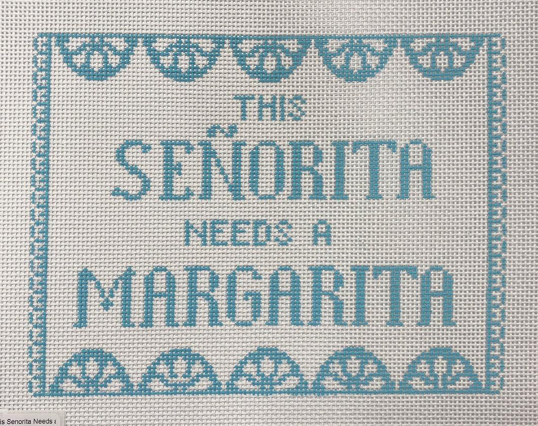 this senorita needs a margarita with stitch guide, red or turquoise