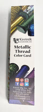 Load image into Gallery viewer, Kreinik Metallic Thread Color Card
