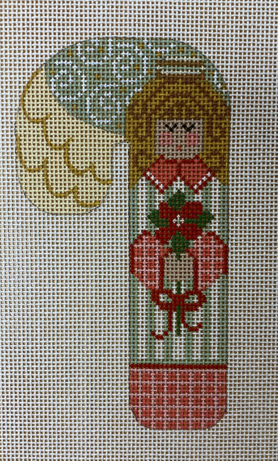 angel with poinsettia
