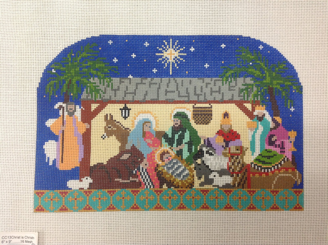 Christ is christmas nativity with stitch guide