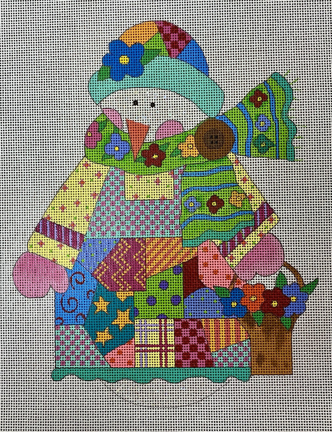 patchwork snowlady