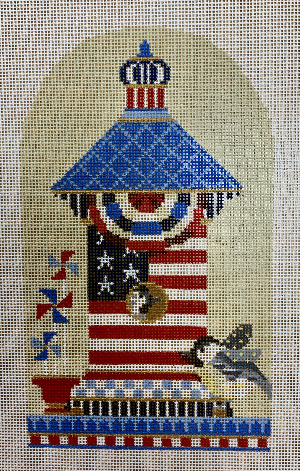 chickadee patriotic house