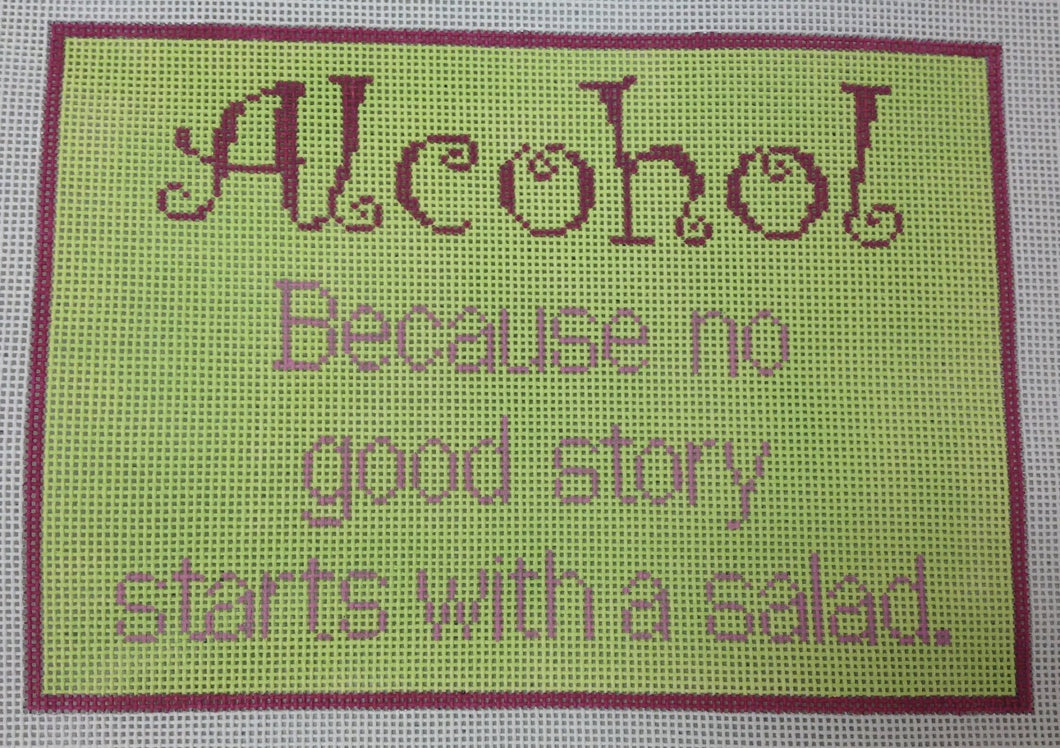 alcohol...salad