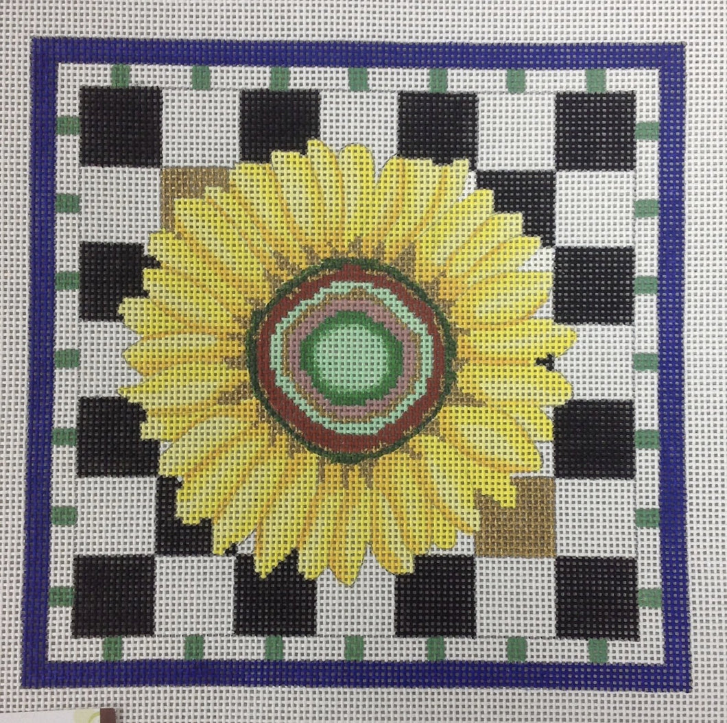 small sunflower w stitch guide