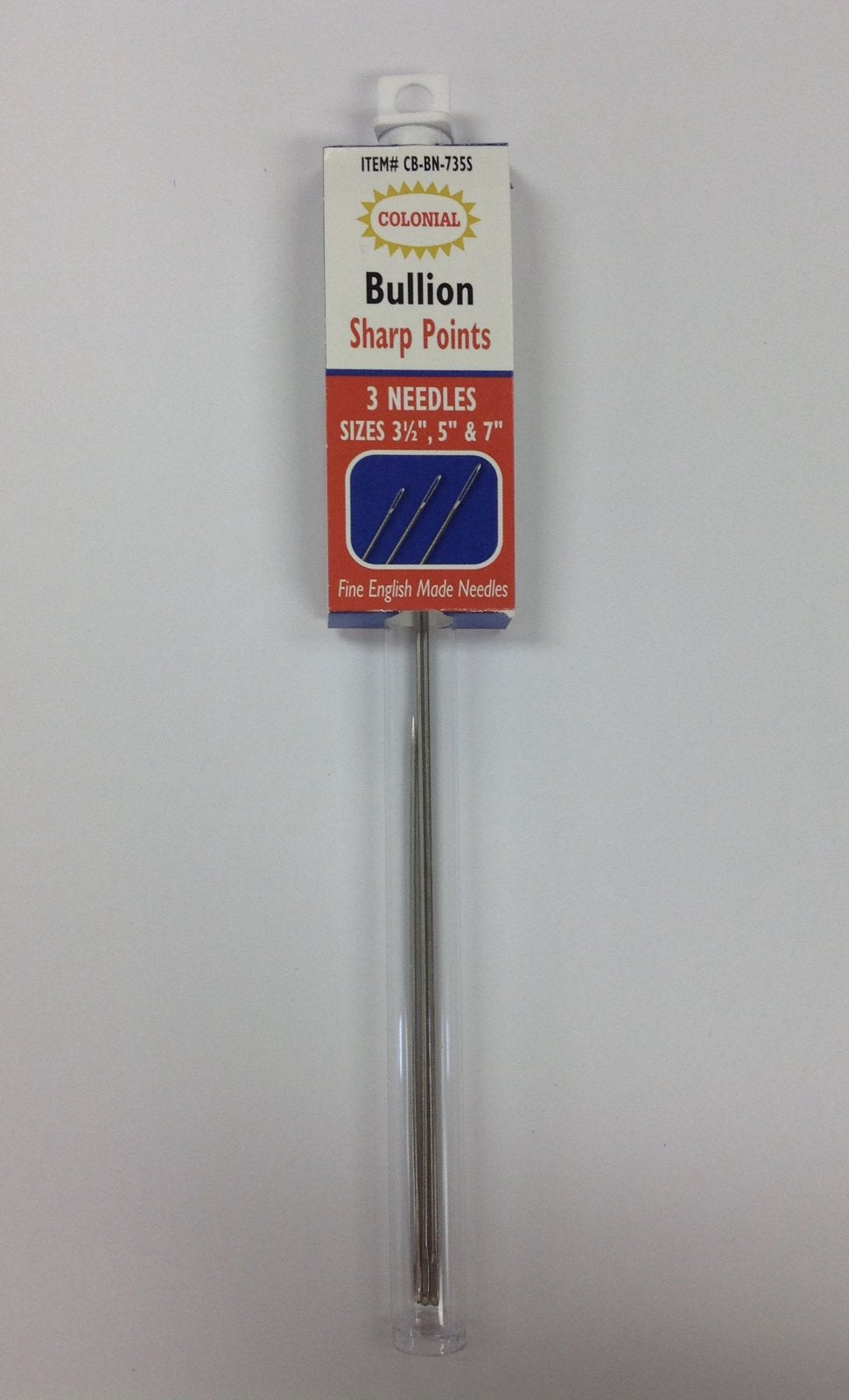 bullion needles sharps