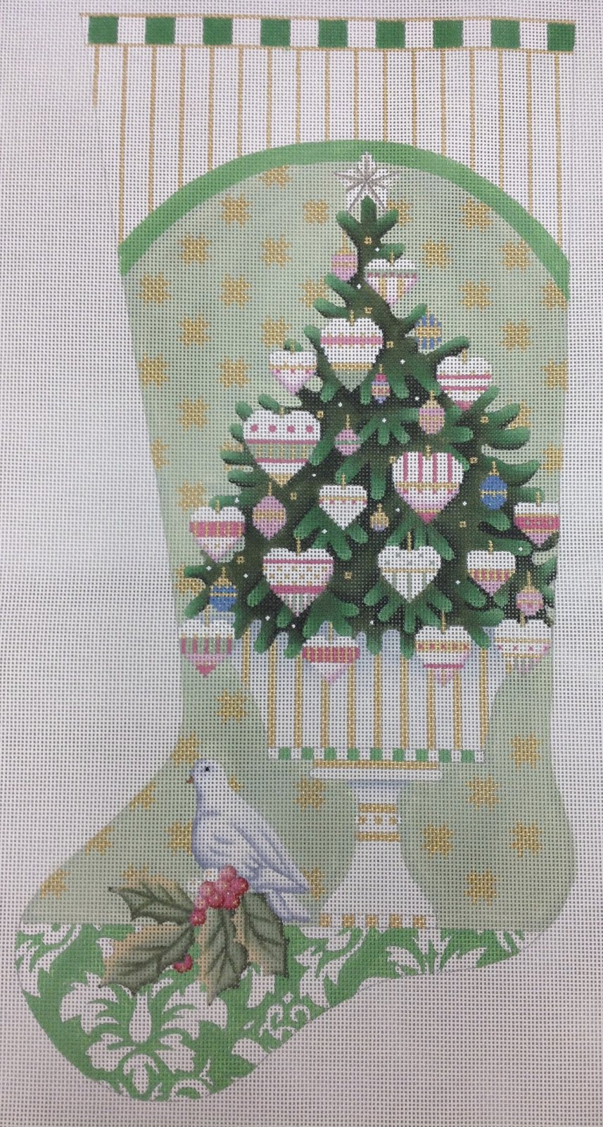 heart tree stocking