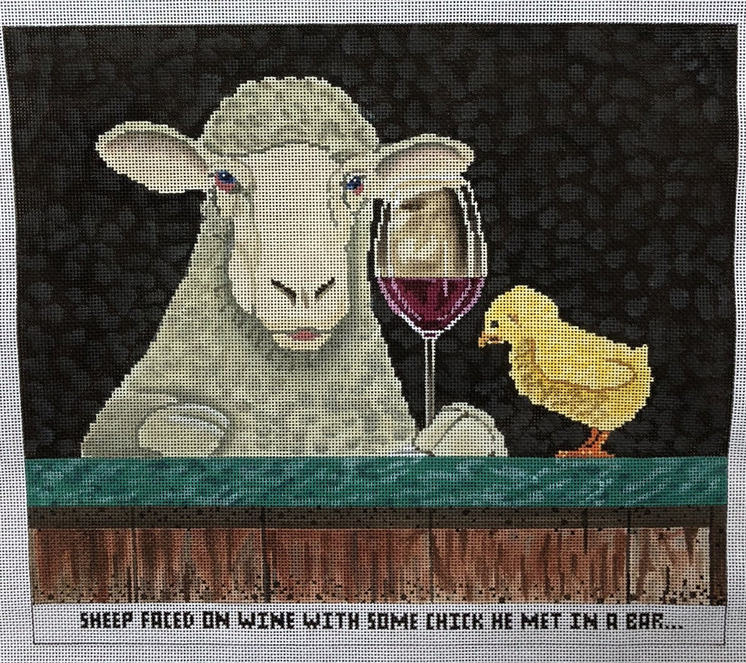 sheep faced