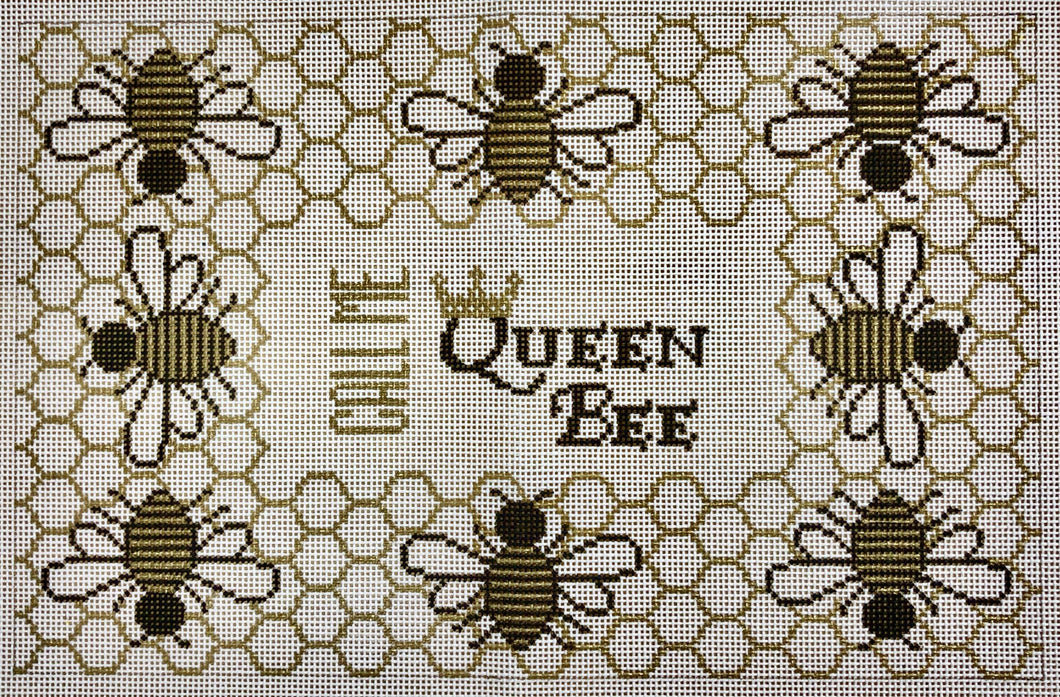 queen bee makeup brush bag / pillow