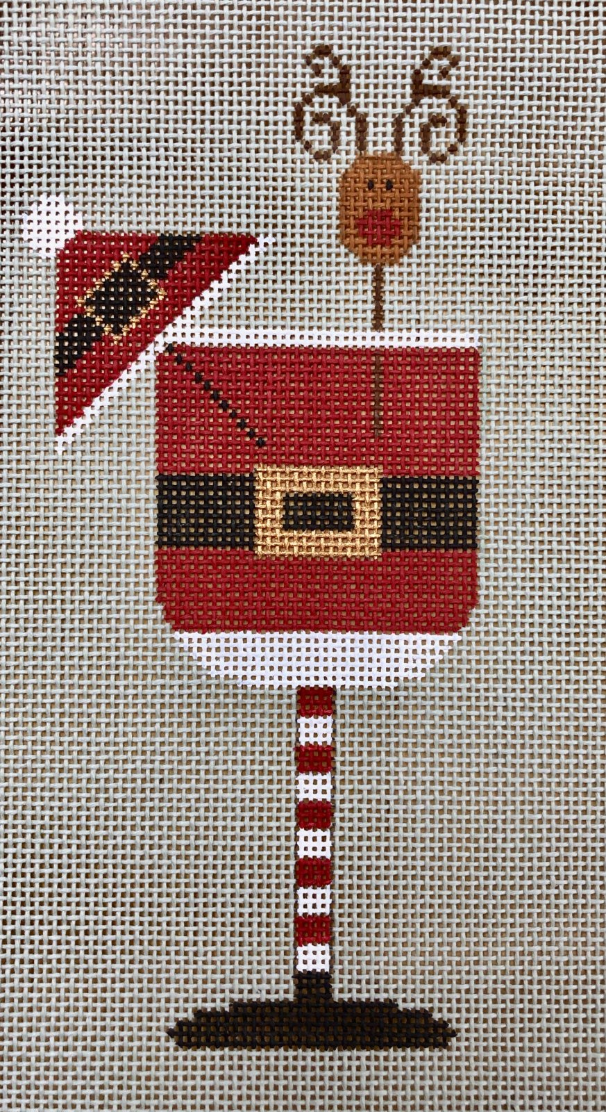 santa drink with stitch guide & embellishment kit