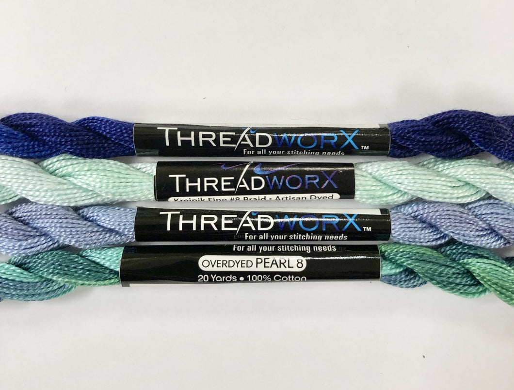threadworX overdyed pearl cotton #8