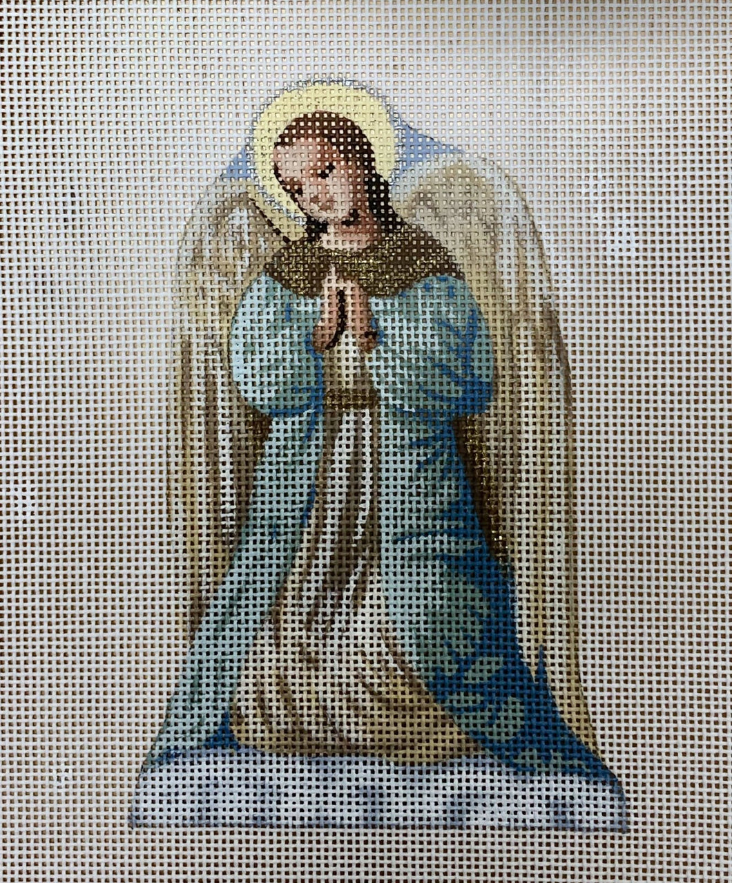 nativity doll, blue angel