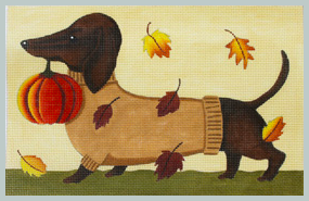 dachshund, fall