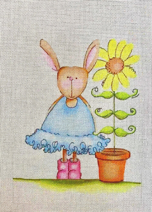 RC007 rabbit with sunflower